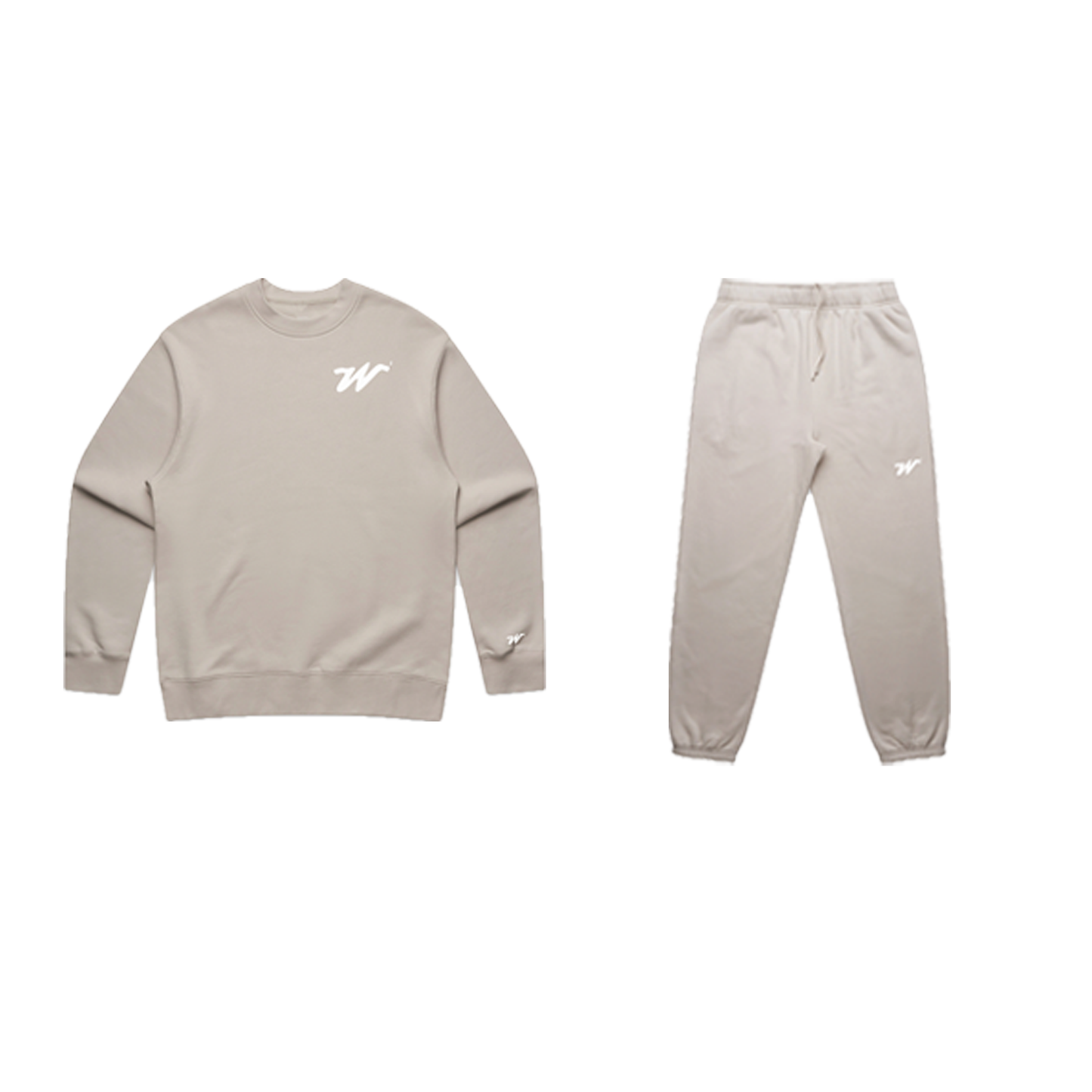 (Womens) W² Premium Trackset (Bone/White)