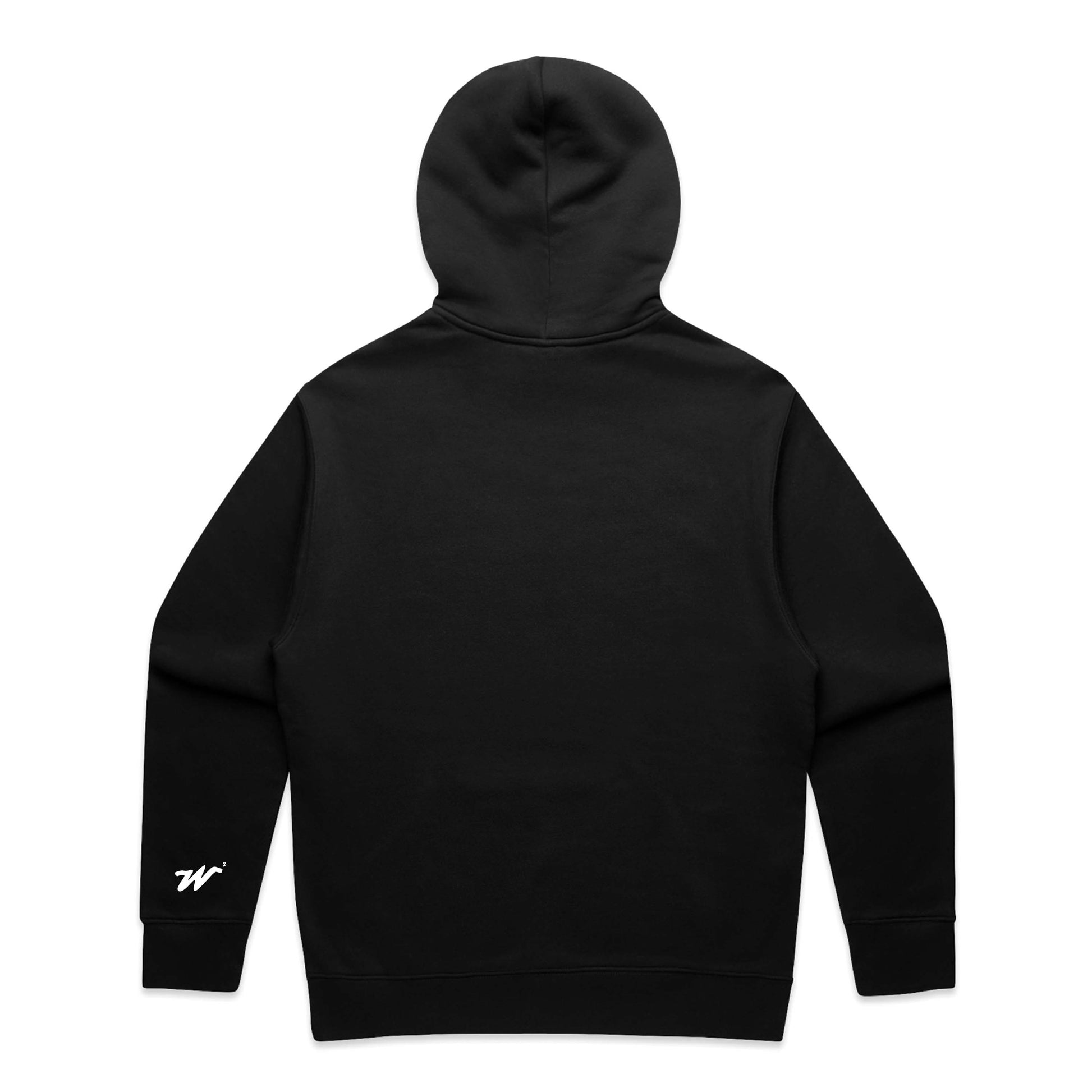Woke&Wavey men’s premium oversized splash hoodie black UK streetwear