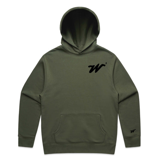 Woke&Wavey men’s premium oversized splash hoodie black UK streetwear
