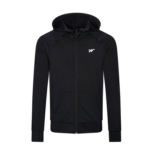 Woke&Wavey men’s premium black W² splash gym hoodie performance gymwear UK